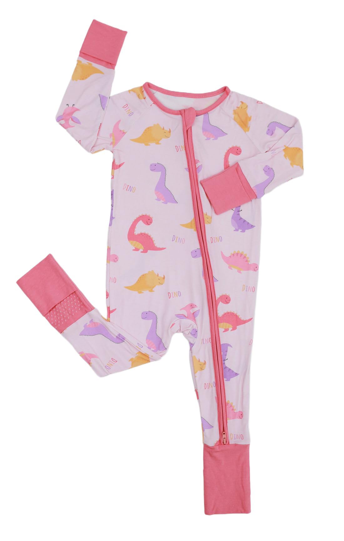 Signature Bamboo Convertibile Romper - Sweet Dino