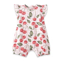 The  Bamboo Viscose Baby Romper Collection - Cherry