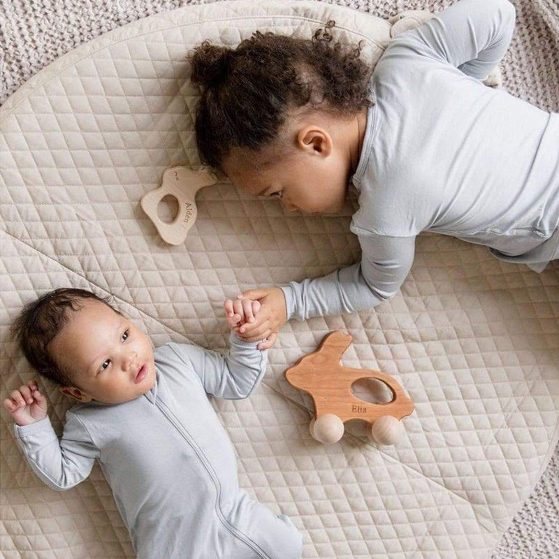 Over the Moon Pastel Bamboo Pajama Set