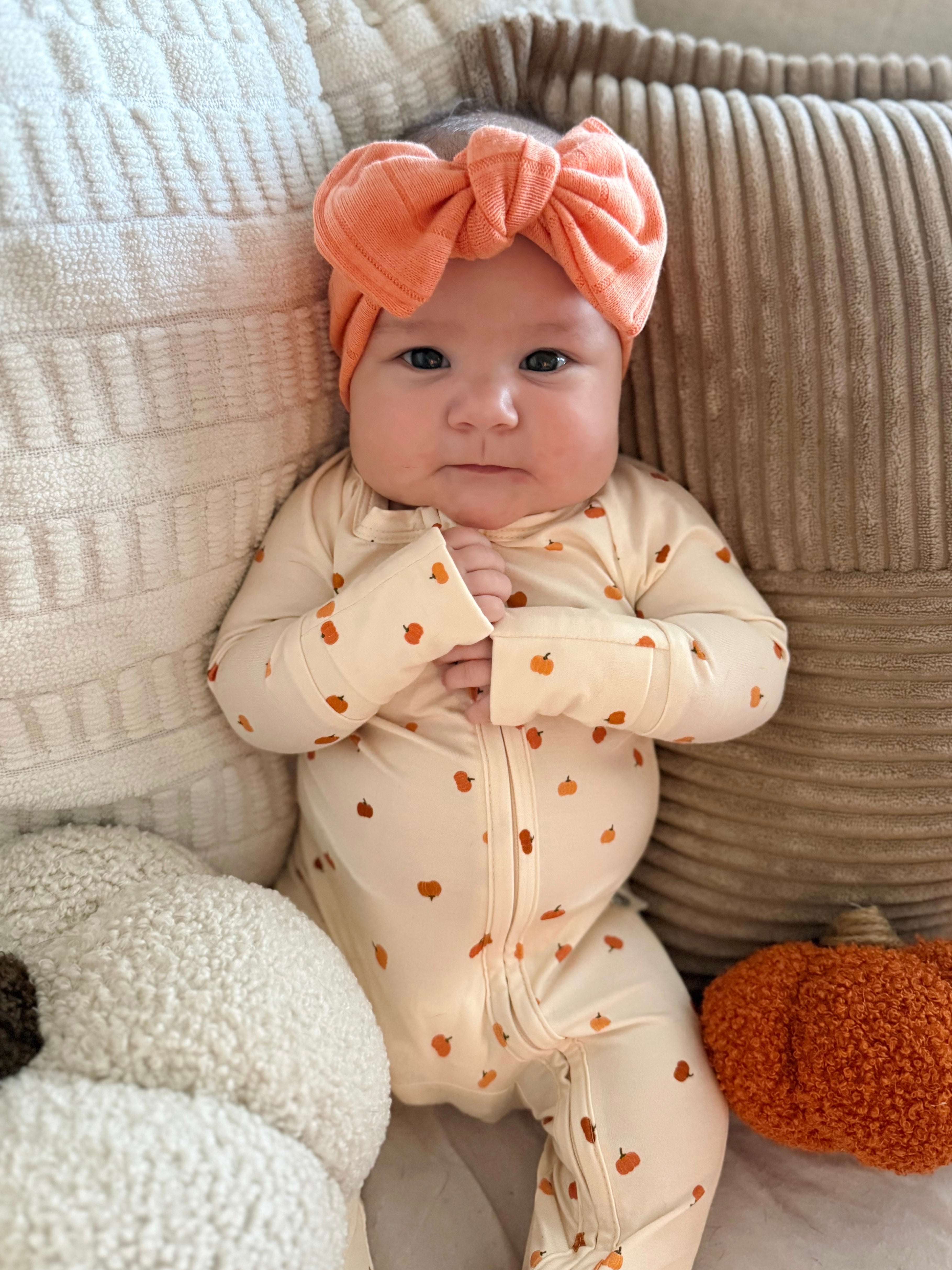 The Bamboo Collection Convertible  Romper - Little Pumpkin