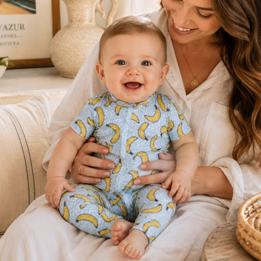 Bamboo Convertible Baby Sleeper - Banana Split