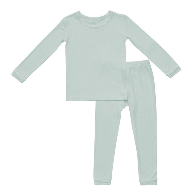 Over the Moon Pastel Bamboo Pajama Set