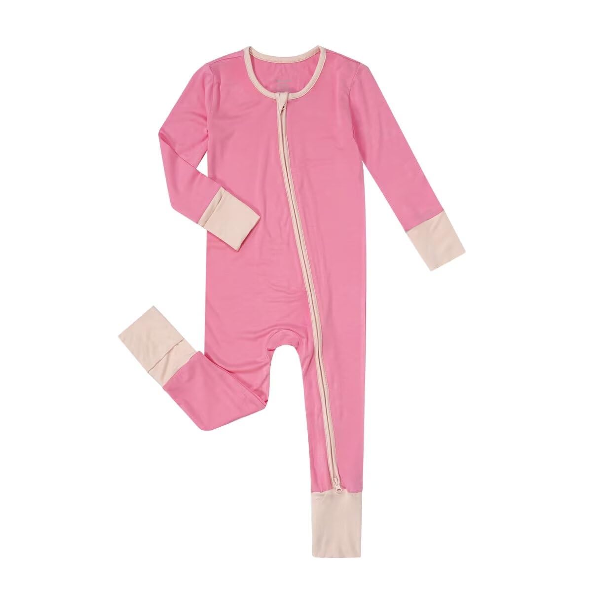 Bamboo Convertible Baby Sleeper - Stardust Rose