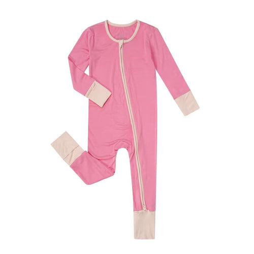 Bamboo Convertible Baby Sleeper - Stardust Rose