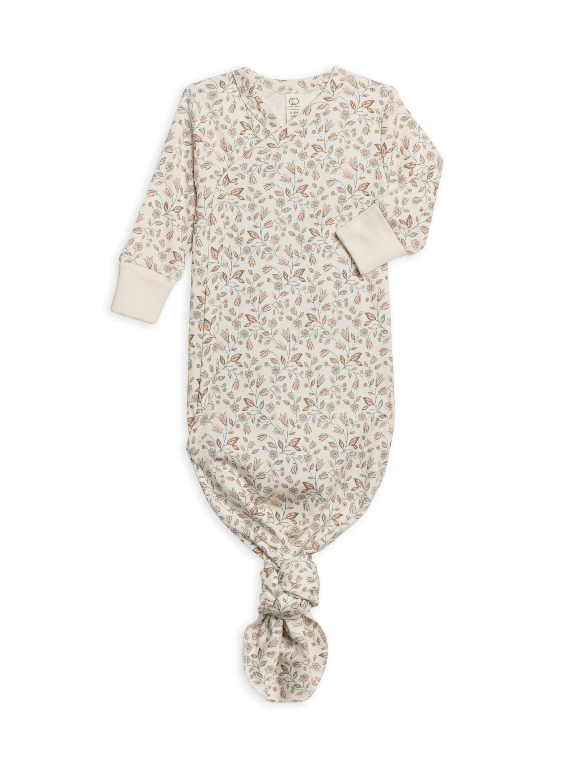 Organic Cotton Knotted Baby Gown